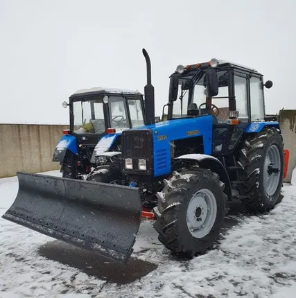 Фото №0 Передний отвал для снега НО-79-040.01 (гидроповоротный) для МТЗ-1221.2