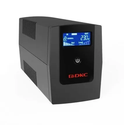 Фото №0 Источник бесперебойного питания ИБП Info LCD 1200В.А IEC C13 (4) USB + RJ45 DKC INFOLCD1200I