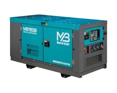 фото Винтовой компрессор Master Blast MB190B-7 (дизельный)