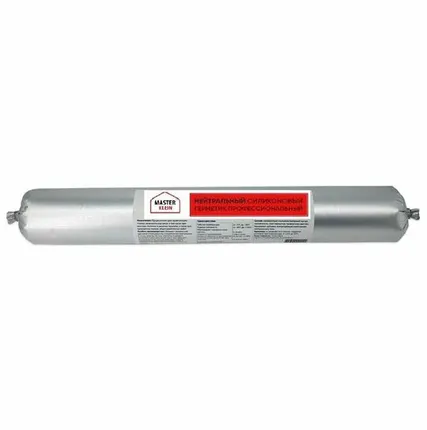 Фото №0 Герметик "KLEIM-PRO" силиконовый нейтральный (прозрачный) 600 мл