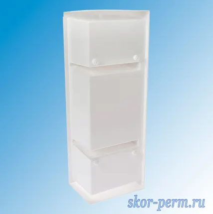 Фото №3 Шкафчик угловой левый, белый