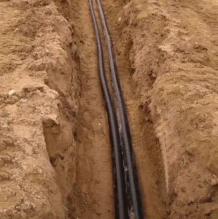 Фото №0 Раскопка траншеи под прокладку кабеля (до 1м)