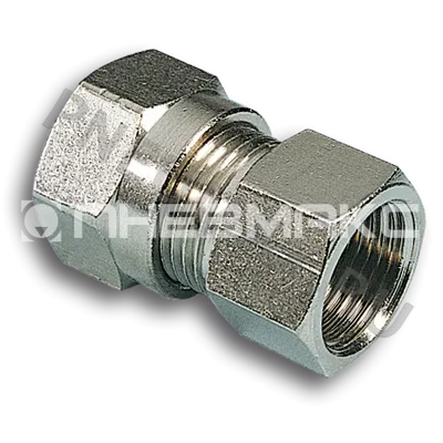 Фото №0 2020614 - Фитинг обжимной прямой внутр. резьба G1/4" под трубку 6мм