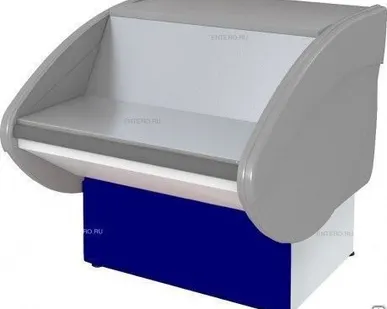 фото Прилавок П2629 Илеть расчетно-кассовый неохлаждаемый (синий)