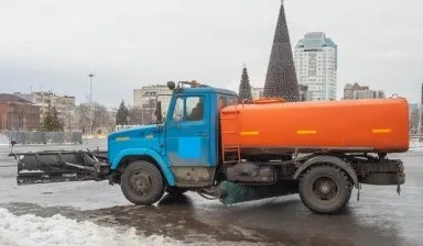 фото Кдм. Бочка и разбрасыватель отвал щетка