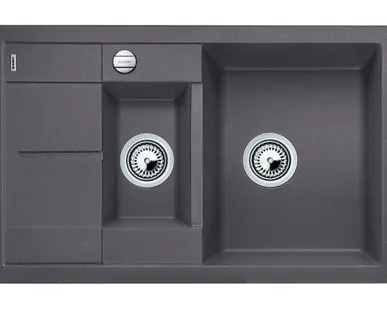 фото Кухонная мойка Blanco Metra 6S Compact Темная скала 518876 Blanco