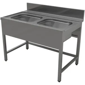 фото Стол входной для машин посудомоечных Enigma RUS Е-ВМ2-117.3Л/44/ПММ