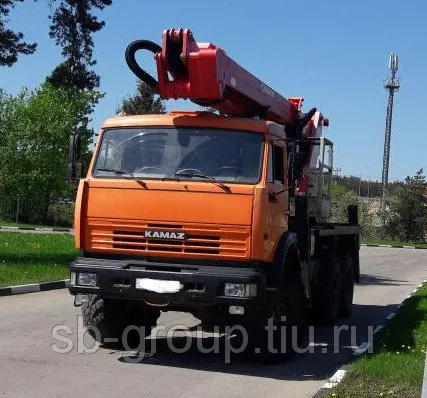 Фото №0 Аренда автовышки вездехода 28 метров