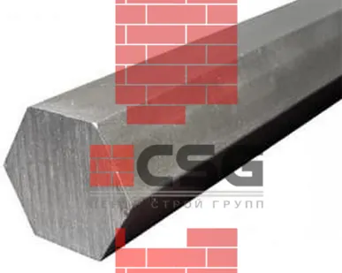 фото Сталь сорт нерж никел шестигранник х/т 50 h11 (Калиброванный), марка AISI 304 (08Х18Н10)