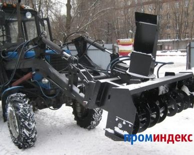 фото Шнекоротор МТЗ экскаватор погрузчик и мини погрузчик