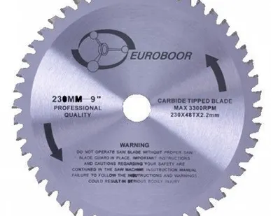 фото Дисковое режущее полотно диам. 230 мм 48 зубьев, для стали, нержавейки и ал