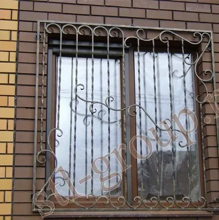 Фото №0 Кованая решетка 002