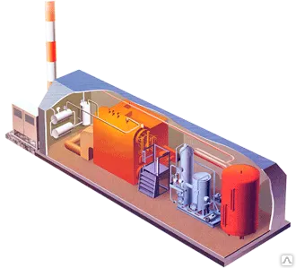 Фото №0 Установка котельная модульная МКУ-П-1,0(1,0х1)9Р