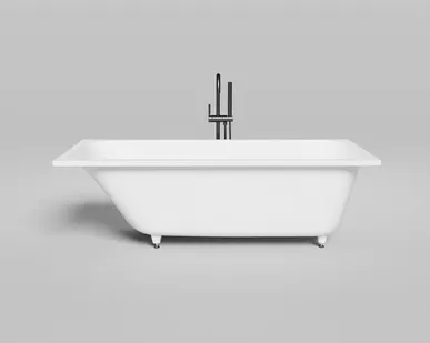 фото Ванна встраиваемая Salini S-Stone ORLANDA KIT 170x70 матовая (RAL7047 полностью) 102121MRF