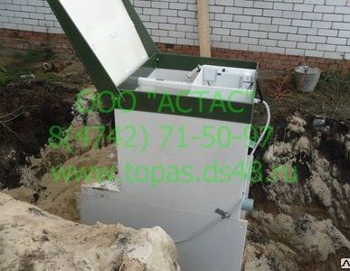 фото Автономная канализация "Топас 8ПР" (1,5 куб.м./сут. со встр. насосом)