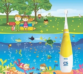 фото Зубная щетка электрическая звуковая CS Medica SonicPulsar CS-561 Kids