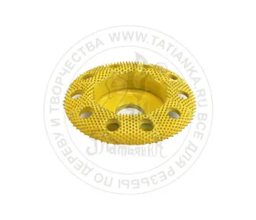 фото SD250H - Рашпильный диск Ø50,8мм, плоский край (fine), с отверстиями SUB-SD25OH