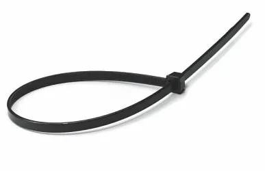 фото Хомут пластиковый 4,8x380 мм черный, Norma