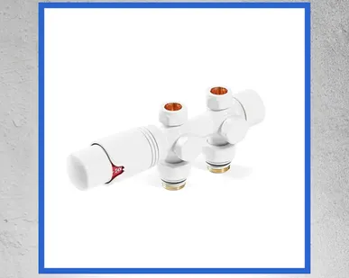 фото Arbiola SMART DUO 1/2 M30x1,5 (Белый) Узел нижнего подключения универсальный с термоголовкой