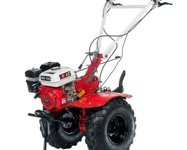 фото Мотоблок Brait BR-105 / 7 л.с / вал отбора / колеса 19x7x8