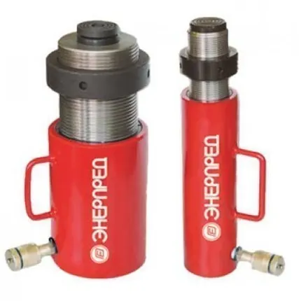 Фото №0 Домкрат гидравлический грузовой с фиксирующей гайкой ДГ400П250Г