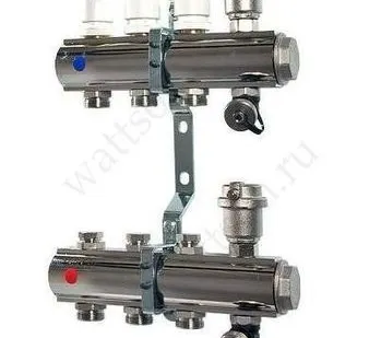 фото Valtec, Коллекторная Группа В Сборе 1" Х 3 Вых. Eвроконус 3/4