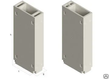 фото Монолитный вентблок БВ 28