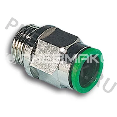 Фото №0 0106M5 - Фитинг цанговый прямой наруж. резьба M5 под трубку 6мм