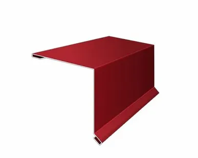 фото Ветровая планка 110х110мм 2,5 м рубин