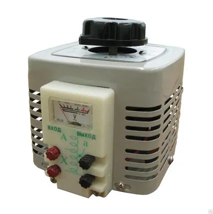 Фото №0 Автотрансформатор лабораторный ЛАТР TDGC2 0,5 кВт (2А), однофазный