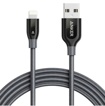 Фото №0 Кабель Anker PowerLine+ USB-A - Lightninig, 1.8 м, нейлон, черный