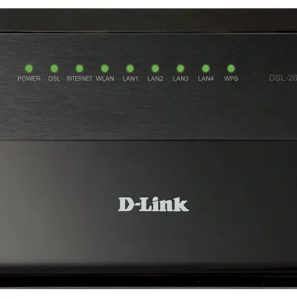 Фото №0 Маршрутизатор D-Link DSL-2640U (ADSL2+ Маршрутизатор, Annex B, 4LAN+WAN)