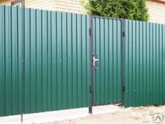 фото Калитка из профнастила