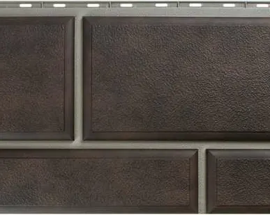 фото Фасадная панель Камень Флорентийский (коричневый)