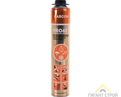 фото Пена монтажная ПРО MARCON 65+ Всесезонная 1000мл