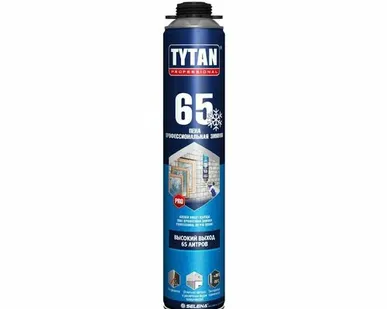 фото Пена монтажная, зимняя, 750 мл, Professional 65 Tytan
