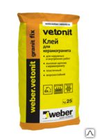 фото Weber Vetonit - granit fix клей монтажный