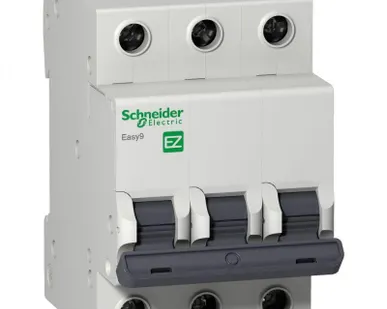 фото Выключатель автоматический модульный 3п C 40А 6кА EASY9 =S= 230В SchE EZ9F56340
