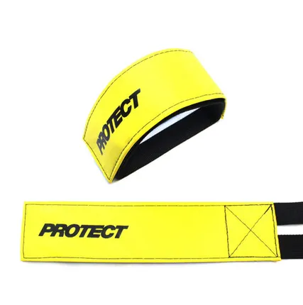 Фото №0 Аксессуары PROTECT Стрепы для педалей велосипеда 2 штуки, р-р 48,5х5 см цвет желтый PROTECT™