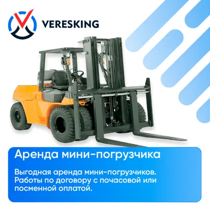 Фото №0 Аренда мини-погрузчика