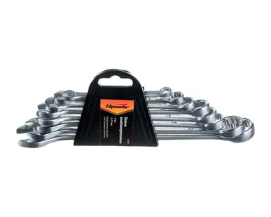 фото Набор ключей комбинированных 6-19 мм, хромированные, 8 шт., SPARTA, 1 шт