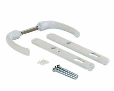 фото Гарнитур нажимной HOPPE Tokyo со сплошной накладкой (24 мм), белый