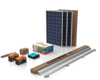 фото Солнечная электростанция SOLAR ECO 3 с углом