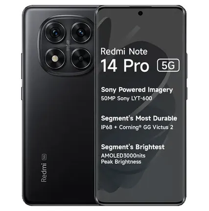 Фото №0 Смартфон Xiaomi Redmi Note 14 Pro 5G 8/256Gb Black NFC EU (Global Version)