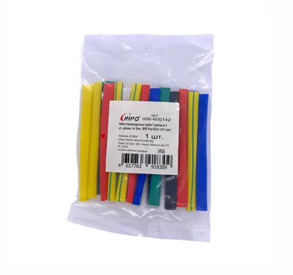 Фото №0 Набор термоусадочных трубок 7 цветов по 3 шт., длинна по 10см. RIPO Plus 6.0 / 3.0 (1 упк.)