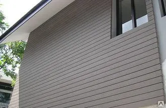 Фото №0 Сайдинг из ДПК для фасада