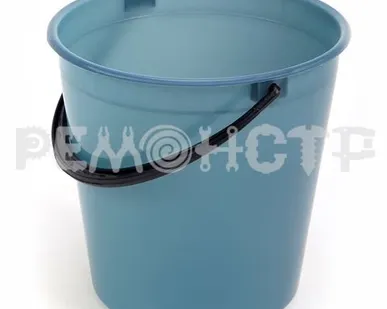 фото Ведро пласт 10л ЮниПласт ярко-синий (30) (ВМ)