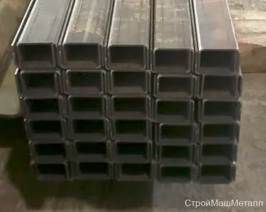 фото Швеллер гн 60х40х4 мм 09г2с ГОСТ 8278-83