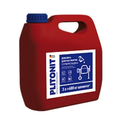 Фото №0 Комплексная добавка для кладочных растворов Плитонит Суперкладка 3л