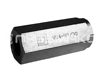 фото VD4-W1/30 - Клапан обратный трубный монтаж, давление открытия 0.35 Бар, рабочее давление 400 Бар, расход 75л/мин, присоединение G1/2''